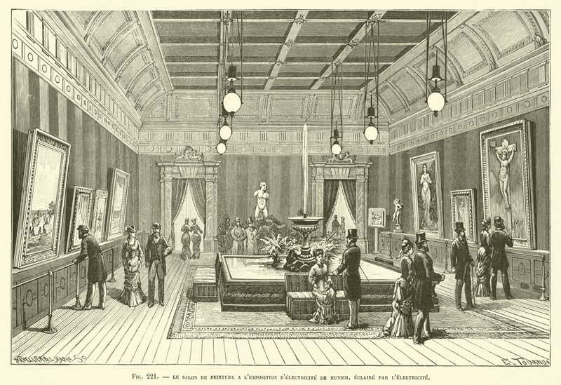 Le salon de peinture à l