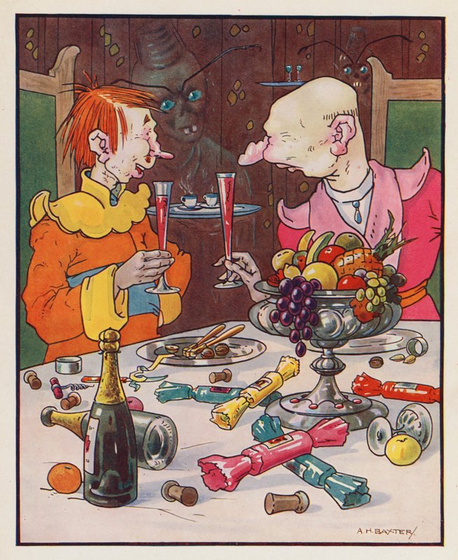 Illustration pour Les Voyages de Gulliver de Jonathan Swift - (after) American School