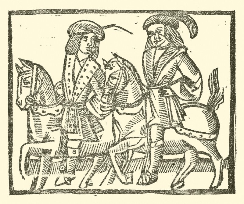 Illustration pour The Roxburghe Ballads - (after) English School