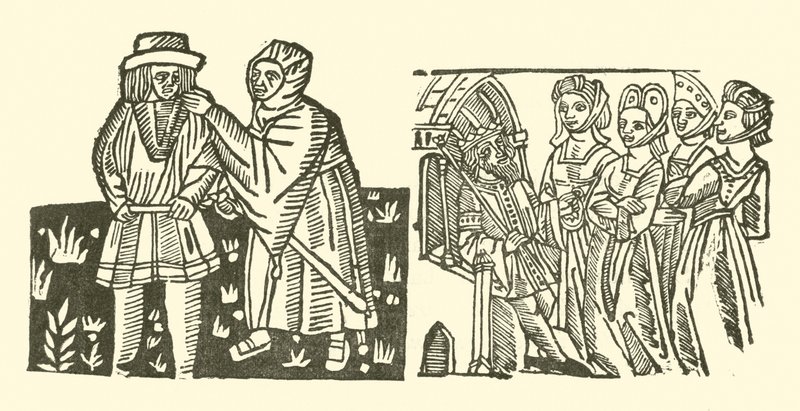 Illustration pour The Roxburghe Ballads - (after) English School