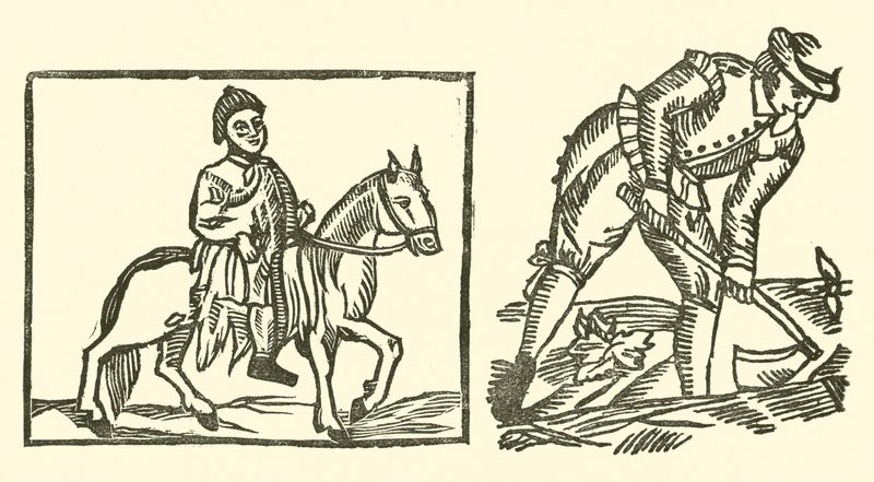 Illustration pour The Roxburghe Ballads - (after) English School