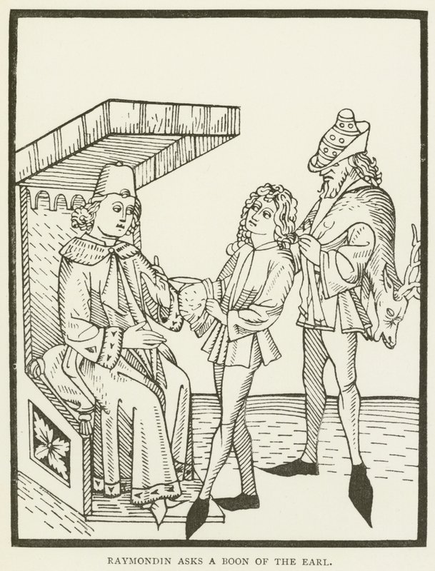 Raymondin demande une faveur au comte - (after) English School