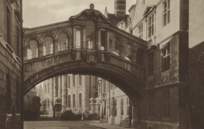 Hertford College, Le Pont - (after) English photographer