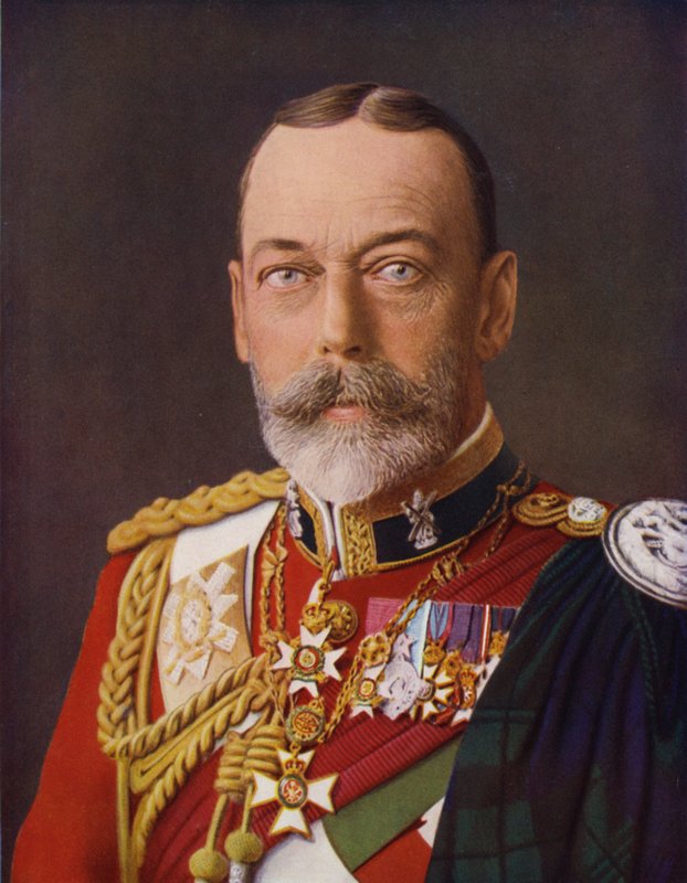 Le roi George en tant que colonel en chef du Black Watch - (after) English photographer