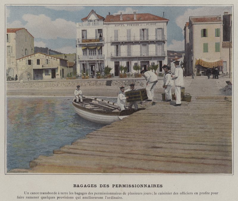 Bagages des Permissionnaires - (after) French Photographer