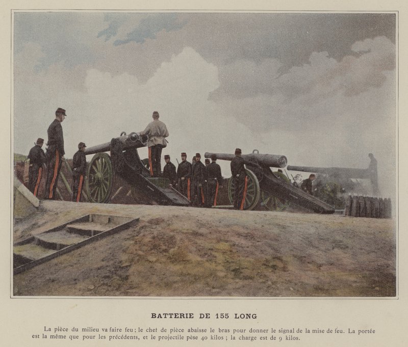 Batterie de 155 Long - (after) French Photographer