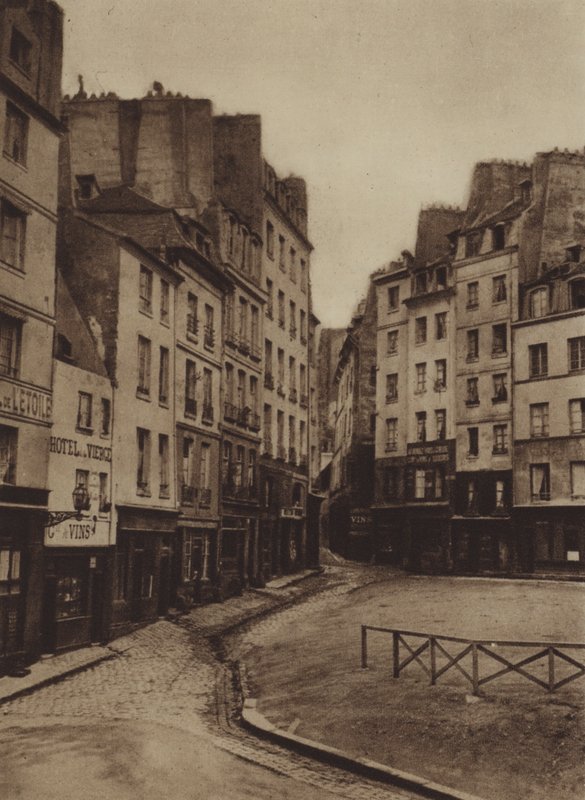 Coin des rues Jean-de-Beauvais et Lanneau - (after) French Photographer