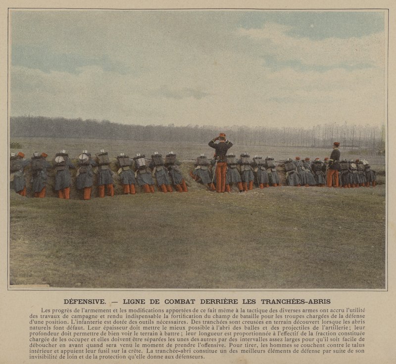 Défensive, Ligne de Combat Derrière les Tranchées-Abris - (after) French Photographer