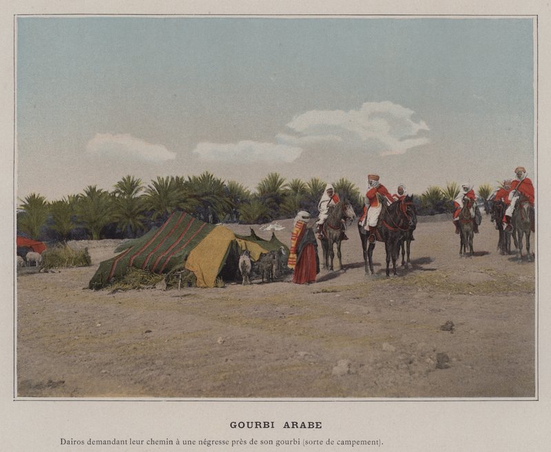 Gourbi arabe - (after) French Photographer