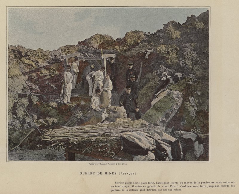 Guerre de Mines, Attaque - (after) French Photographer