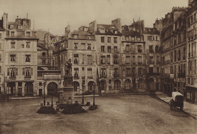La place Dauphine, partie démolie en 1875 - (after) French Photographer