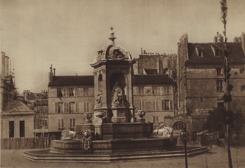 La place Saint-Sulpice en 1853 - (after) French Photographer