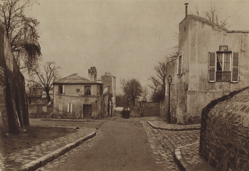 La rue Cortot et la rue de l