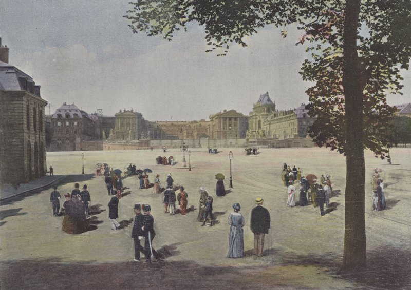 Versailles, Vue générale du château - (after) French Photographer