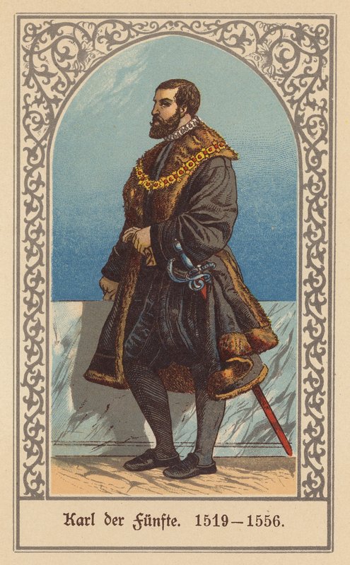 Charles V, Saint Empereur romain - (after) German School
