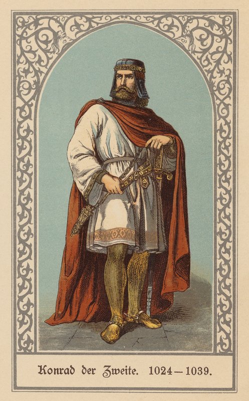 Conrad II, empereur romain germanique - (after) German School