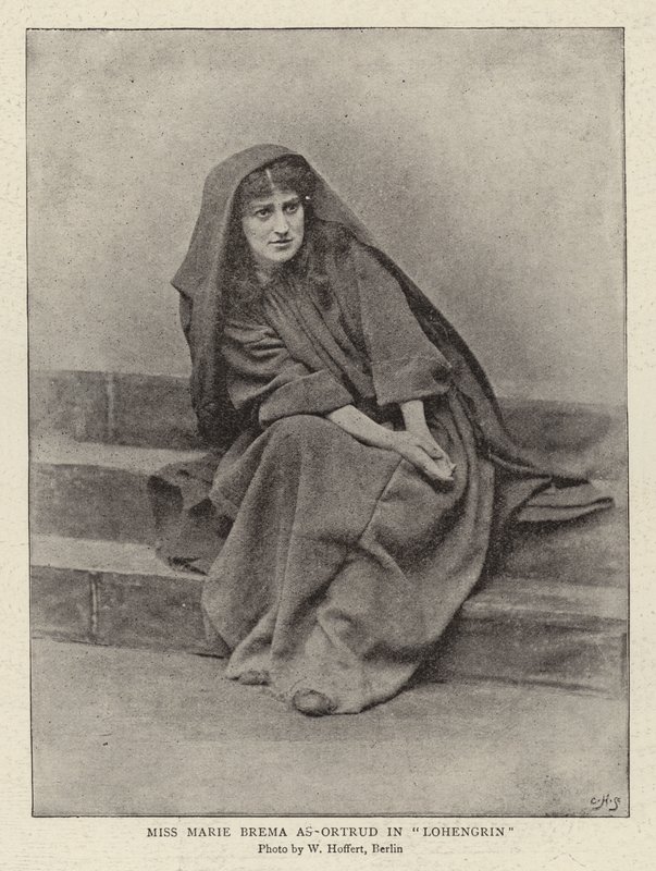 Mlle Marie Brema en Ortrud dans "Lohengrin" - (after) German photographer