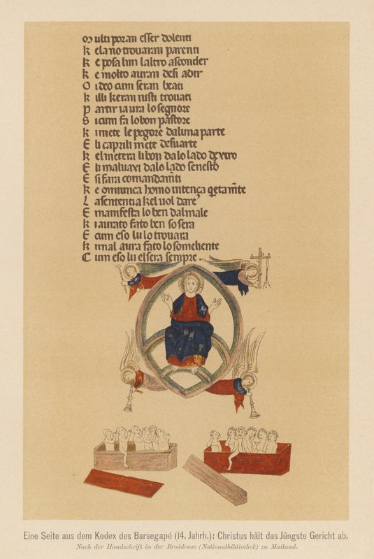 Le Jugement dernier de Jésus-Christ - (after) Italian School