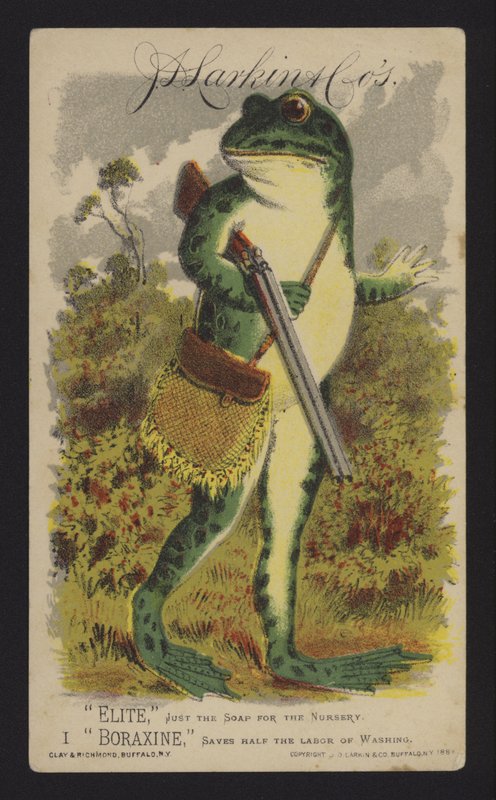 Publicité pour le savon J D Larkin & Co, Buffalo, New York - American School