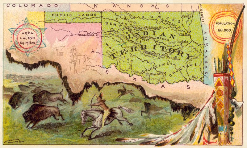 Territoire indien, USA - American School