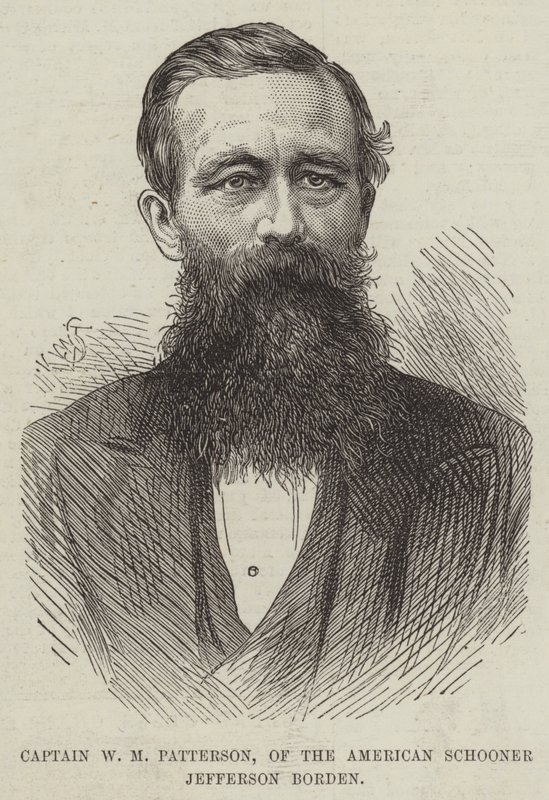 Capitaine W M Patterson, de la goélette américaine Jefferson Borden - English School