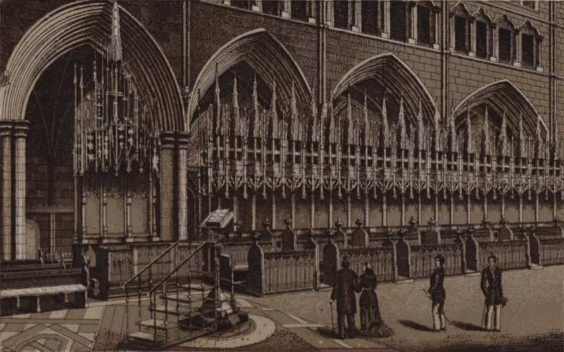 Cathédrale de Chester, le trône de l