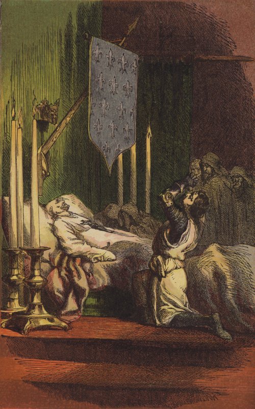 Mort de Louis IX de France - English School