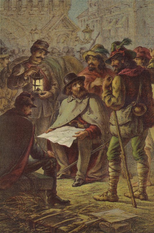 Garibaldi et les guides paysans - English School