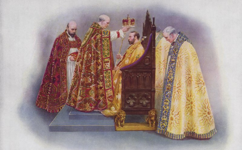 Le couronnement du Roi par l