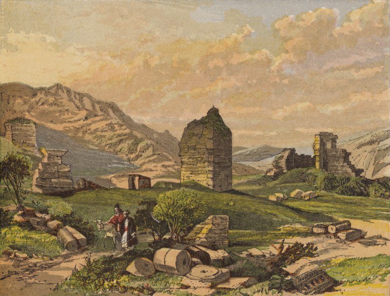 Les ruines du temple de Diane, Éphèse - English School