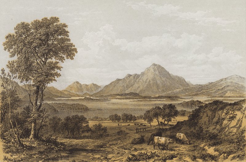 Vue de Loch Lomond depuis le sud - English School