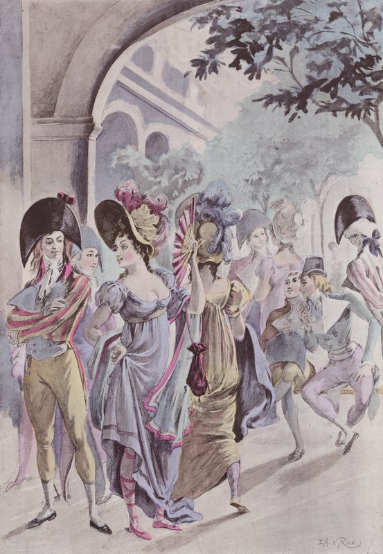 Au Palais-Royal, Les Galeries de Bois - French School