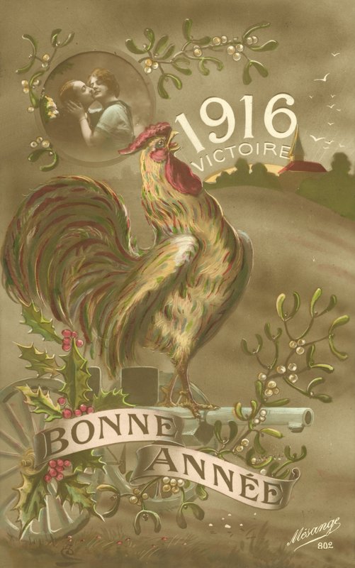 Bonne Année, 1916, Victoire - French School