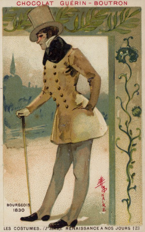 Costume bourgeois, 1830 - French School