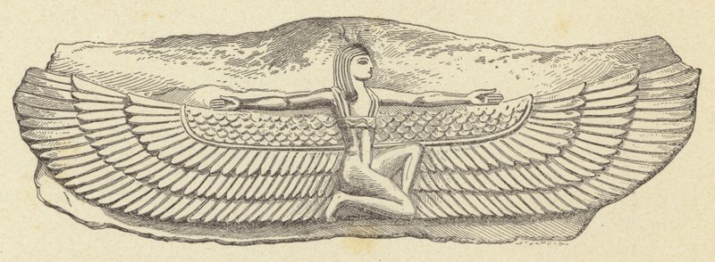 Figure volante égyptienne - French School