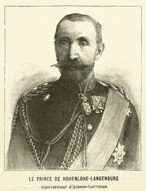 Hermann, Prince de Hohenlohe-Langenburg, Gouverneur allemand d