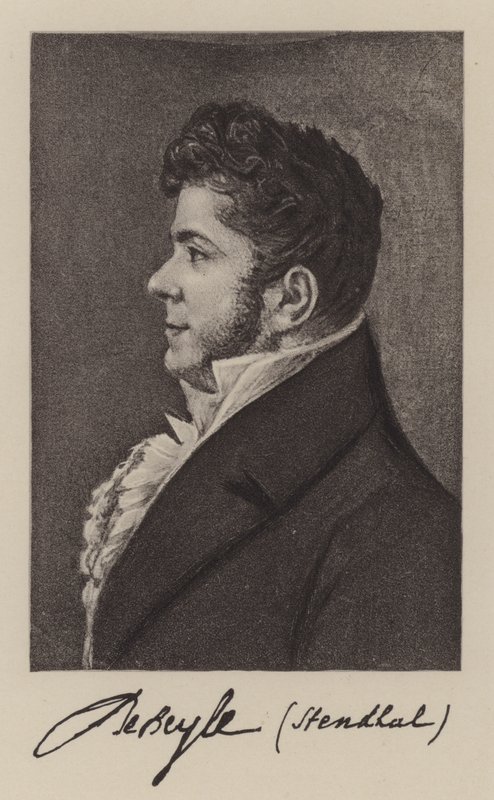 Stendhal (Marie-Henri Beyle), romancier français - French School