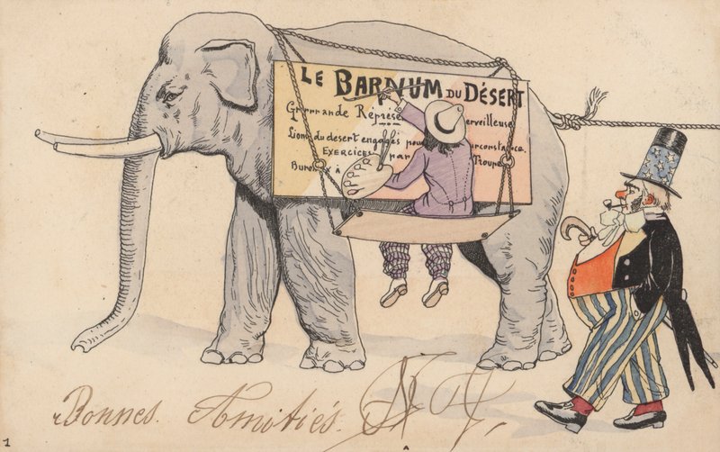 Le Barnum du désert - French School