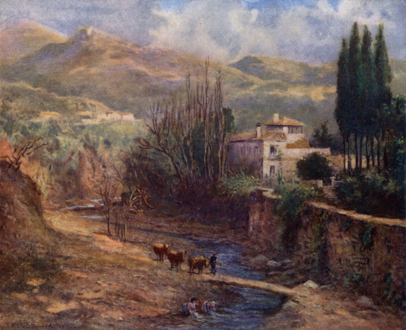Grenade, Villa sur le Darro - A. Trevor Haddon