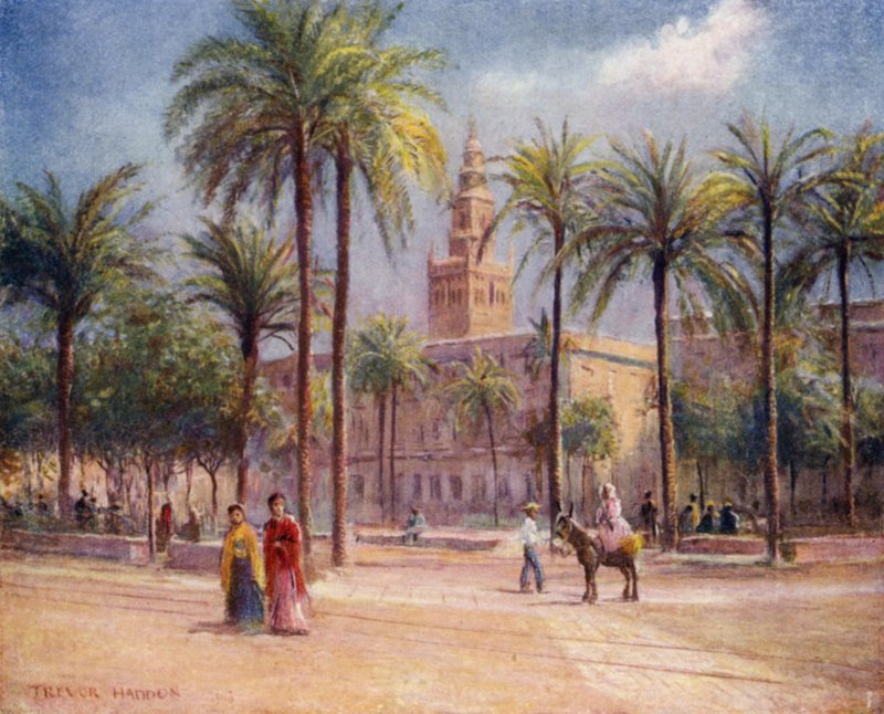 Séville, Plaza de San Fernando - A. Trevor Haddon
