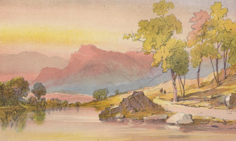 Un éperon de Ben Lomond (chromolithographie) - Aaron Edwin Penley