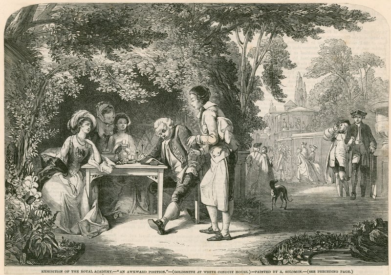 Orfèvre à la White Conduit House, Islington, Londres - Abraham Solomon