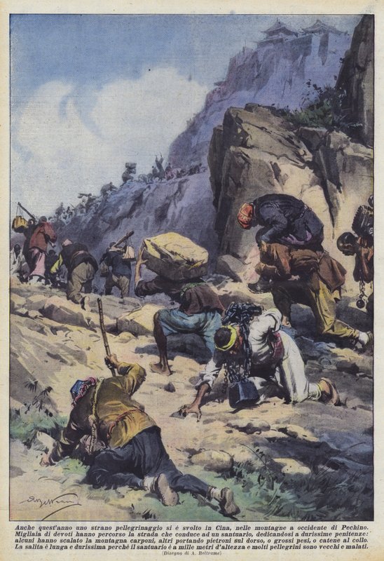 Cette année encore, un étrange pèlerinage a eu lieu en Chine, dans les montagnes à l