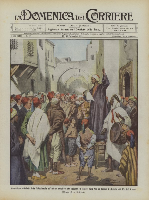 Annexion officielle de la Tripolitaine à l