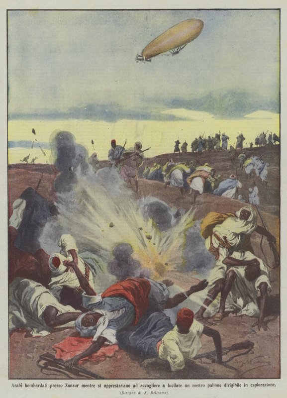 Arabes bombardés près de Zanzur alors qu