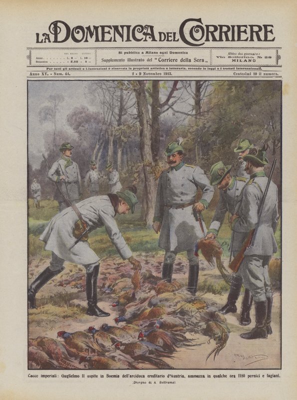 Chasses impériales, Guillaume II invité en Bohême par l