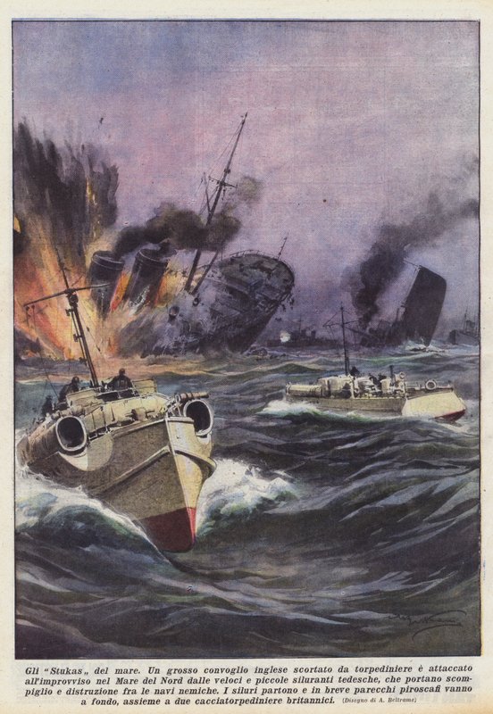 Les Stukas de la mer - Achille Beltrame