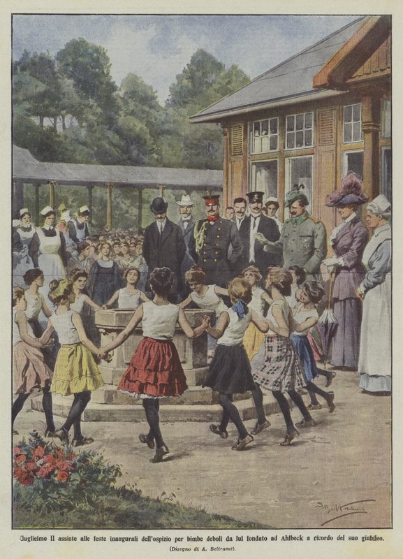 Guillaume II assiste aux fêtes inaugurales de l