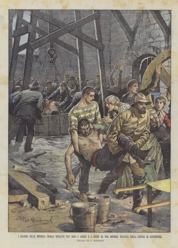 Les drames des mines, ouvriers extraits vivants après 5 jours et 5 nuits d