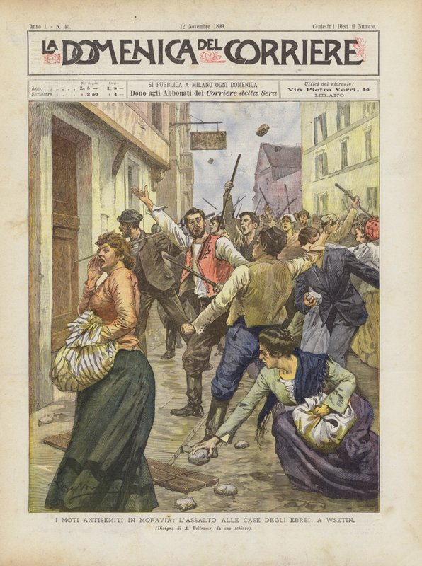 Les émeutes antisémites en Moravie, l